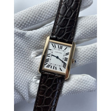 (준비완료/특급배송)NO.2284/K11공장 까르띠에 탱크솔로 27MM 가죽 로즈골드