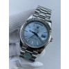 (준비완료/특급배송)NO.3714/QP공장 롤렉스 데이데이트40 텅스텐 아이스블루다이얼